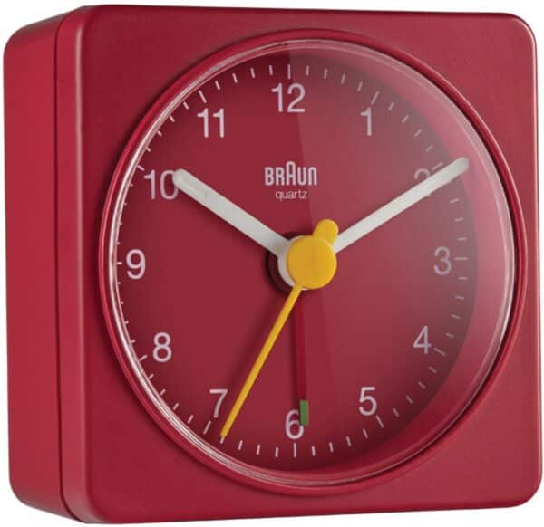 Braun BC02R Reisewecker rot