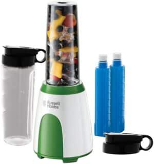 Russell Hobbs Explore Smoothie Maker Mix&Go Cool Standmixer grün/weiß