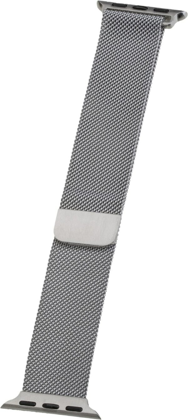 Peter Jäckel Watch Band Milanaise für Apple Watch (40mm/38mm) silber