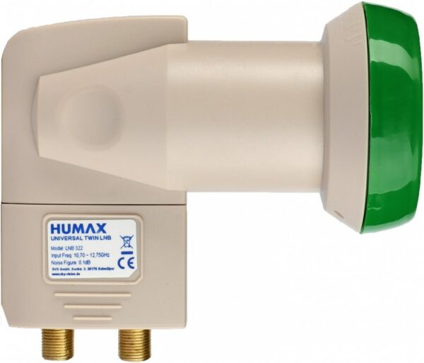 Humax Green Power 322 Twin-LNB beige/grün