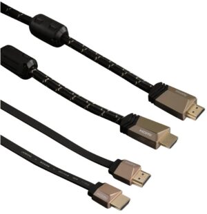 Hama HDMI-Kabel Flexi-Slim Stecker > St.