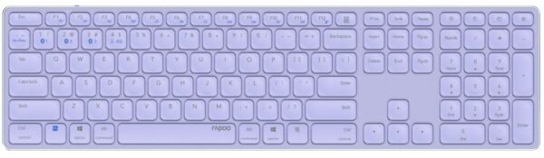 Rapoo E9800M (DE) Kabellose Tastatur lila