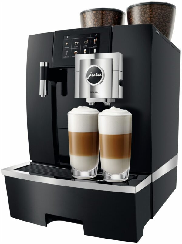 Jura GIGA X8c Kaffee-Vollautomat Aluminium Schwarz (EB)