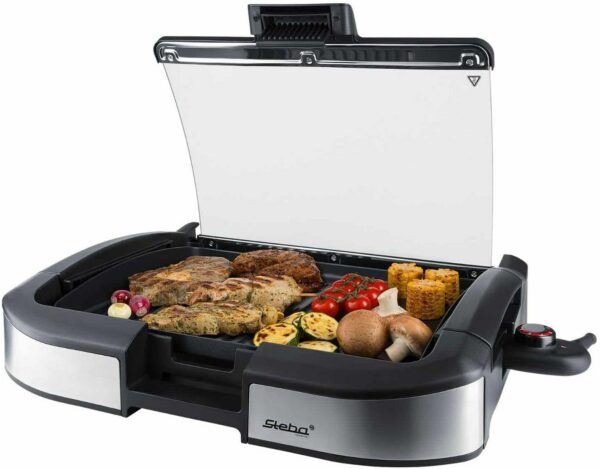 Steba VG 195 BBQ Kontaktgrill schwarz/glas