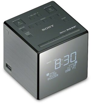 Sony XDR-C1DBP DAB/DAB+ Uhrenradio silber/schwarz