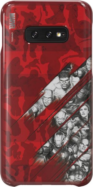 Samsung Galaxy Friends Cover Marvel's Avengers für Galaxy S10e rot