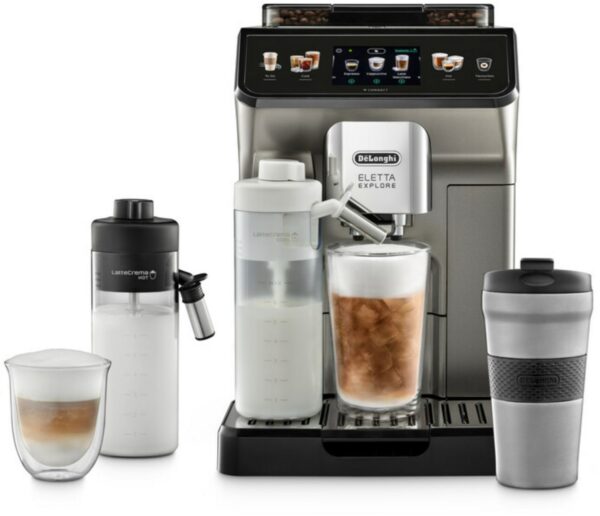 Delonghi Eletta Explore Cold Brew ECAM450.86.T Kaffee-Vollautomat titan