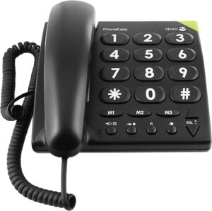 Doro PhoneEasy 311 c Schnurgebundenes Telefon schwarz