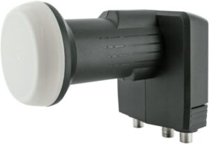 Schwaiger Unicable Quad LNB (4+2 TN) anthrazit