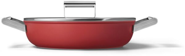 Smeg CKFD2811RDM Schmorpfanne rot